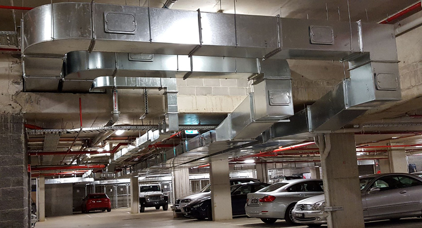 Basement Fans/Car Park ventilation System